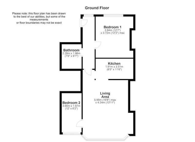 Flat 3, 23 Ladybarn Road, photo 5